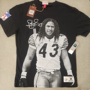 Mens Mitchell & Ness Pittsburgh Steelers Troy Polamalu Mens T Shirt size Medium - Picture 1 of 9