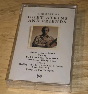 Vtg FACTORY SEALED NEW The Best of Chet Atkins & Friends Cassette Tape 1995 RCA - Image 1 of 3