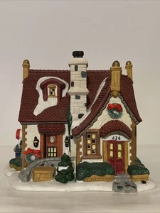 1998 Nikolausplatz beleuchtet Weihnachtsdorf Haus Zubehör nicht mehr produziert ohne Karton - Bild 1 von 13