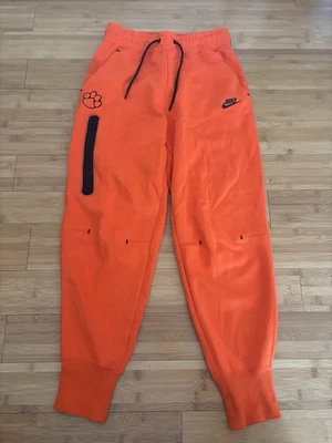 Clemson Tigers Team Issued Nike Tech Joggers Sweatpants Orange Size S Paw Logo - Image 1 of 4