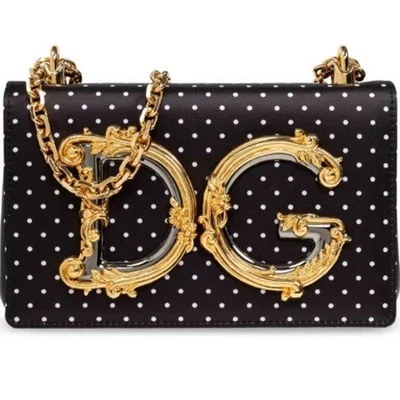 NUEVO Bolso Bandolera Dolce & Gabbana Pequeño DG Satinado Barroco Foto 1 de 4