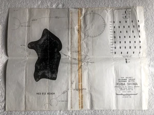 WW2: Battle of Okinawa 1945: Top Secret Kuba Shima Deployment Plan Landing Maps - Picture 1 of 8