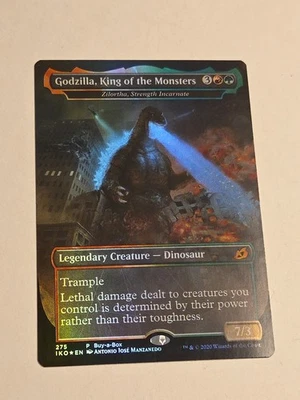 Godzilla, King of the Monsters Buy-A-Box PROMO FOIL X1 Ikoria IKO MTG - Image 1 of 2