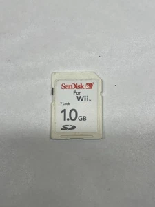 Carte mémoire SANDISK 1 GB - Pour Wii - Original - Très Bon État - Photo 1/2