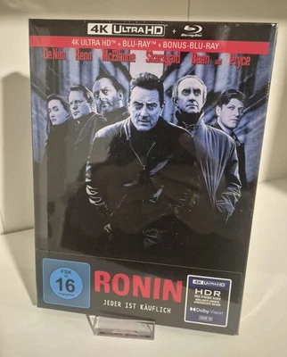 RONIN - Robert DeNiro - MEDIABOOK - 4K ULTRA HD BLU-RAY NEU OVP - Bild 1 von 2