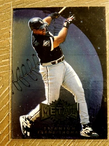FRANK THOMAS 1996 FLEER METAL UNIVERSE TITANIUM INSERT #8 WHITE SOX HOF - Bild 1 von 1