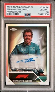 2023 Topps Chrome Formula 1 Fernando Alonso Autograph - Picture 1 of 3