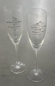 Mother of the Bride & Father of the Bride Champagne Glasses - Picture 1 of 6