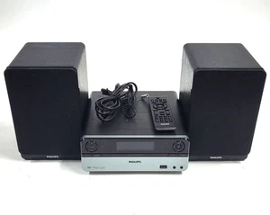 Philips MCD122 Micro Theatre System - CD DVD MP3 USB Radio - Control remoto y altavoces - Imagen 1 de 9