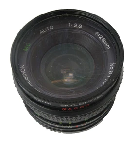 Vintage Used Black Super-Albinon Auto 1:2.8 28mm 811674 Camera Lens Hoya 52mm Fi - Picture 1 of 8
