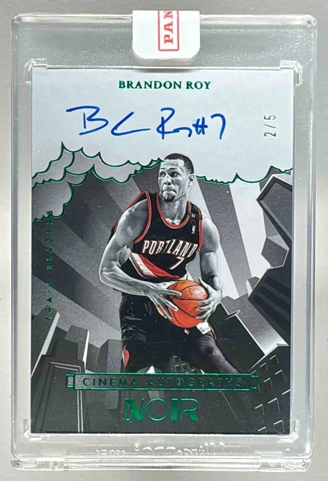 Baloncesto Panini Noir 2024 - Brandon Roy - Cine Verde Automático #/5 - Trailblazers Foto 1 de 2