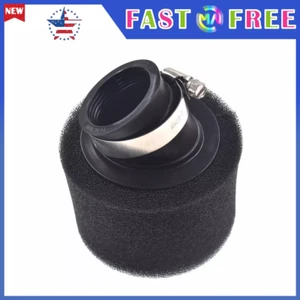 Filtro de aire de espuma en ángulo doblado NEGRO 37 mm 38 mm PIT Quad moto todoterreno ATV buggy - Imagen 1 de 12