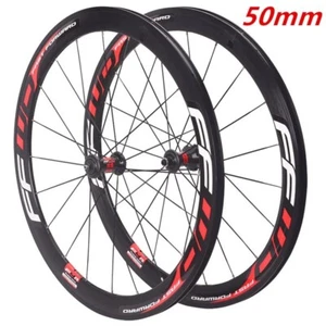 Juego de ruedas ultraligeras para bicicleta de carretera 700c cubierta llanta/freno de disco bujes de bloqueo central - Imagen 1 de 17