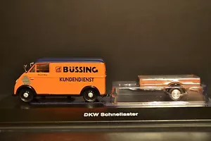 DKW Schnellaster with trailer Bussing in scale 1/43 Schuco RARE Limited edition - Picture 1 of 6