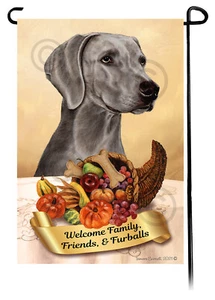 Bandera Jardín Acción de Gracias - Weimaraner 139 - Imagen 1 de 1