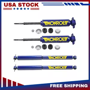 For 88-99 Chevy C1500 GMC C1500 Front & Rear Shock Absorbers Monroe-Matic Set - Picture 1 of 1
