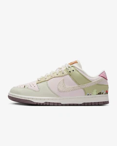 New Nike Women's Dunk Low “Mushroom” Shoes - Olive Aura (IB8876-661) - Picture 1 of 8