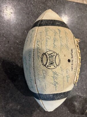 1955 Baltimore Colts team Signed Football JSA LOA - Image 1 of 4