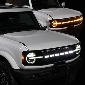 Putco 92851 Luminix BRONCO LED Grille Emblem For 2021-2024 Bronco w/o Camera - Picture 1 of 2
