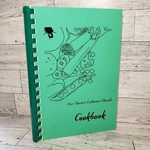 Vintage Church Cookbook Our Savior's Lutheran Hartland WI 1987 Cookbook Recipes - Picture 1 of 6