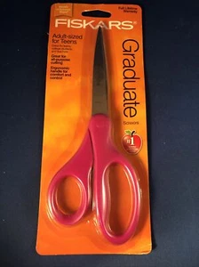 Fiskars Absolventenschere 8" rosa für Jugendliche & Lehrer Edelstahlklingen - Bild 1 von 5