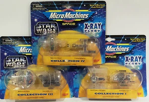 STAR WARS: X-RAY FLEET COLLECTION SERIES 1,3 Y 4 HECHAS POR GALOOB EN 1995 - Imagen 1 de 3