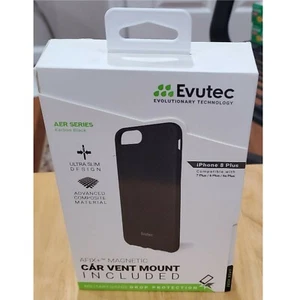 EVUTEC iPhone 8 Plus Ballistic Nylon Case AFIX Vent Mount - BLACK - Picture 1 of 2