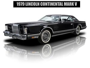 1979 Lincoln Continental Mark V NEW Metal Sign: Original Look Restoration