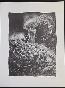 NEW Todd Lockwood "Kali" Print 26"x20” SIGNED #125/1750 1st ED Transitions book - Picture 1 of 5