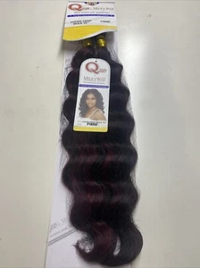 MILKY_WAY QUE HUMAN HAIR_MASTER MIX_LOOSE DEEP_BULK_16"_#P1B/530 - Picture 1 of 4
