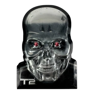 Terminator T2 Blechschild 3D Blech 7" ~ Film Werbung Display Sammlerstück - Bild 1 von 3