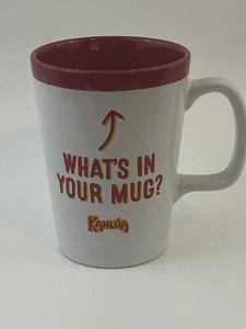 Kahlua What's in Your Mug Ceramic Coffee Mug Collectible Liqueur Mug - Imagen 1 de 10