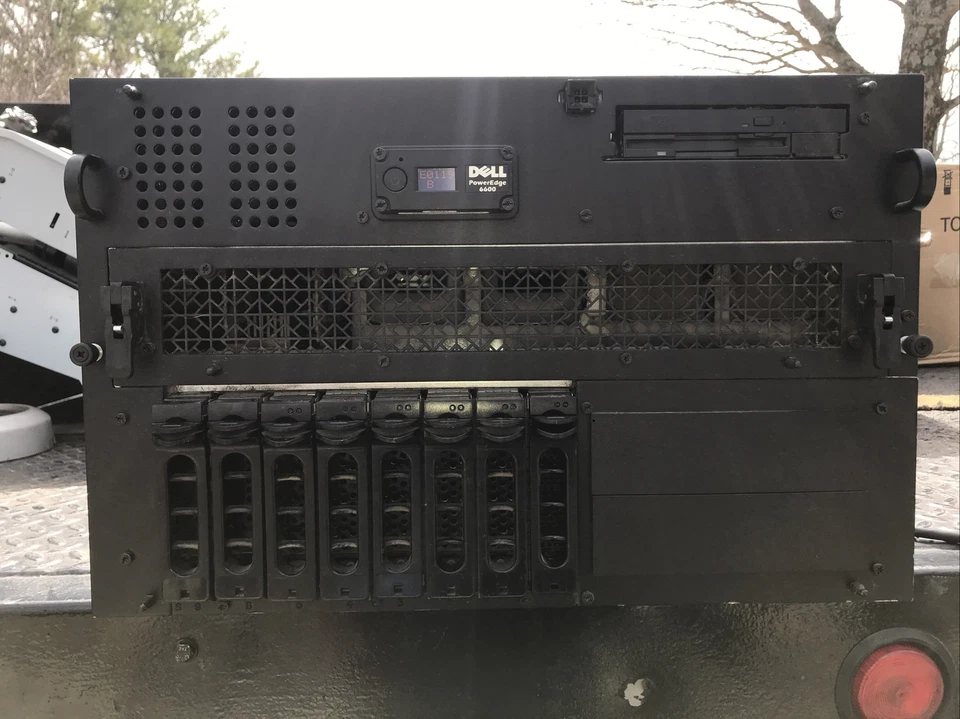 Dell Poweredge 6600 Dual 3GHz CPUs 4GB 11 PCI-X Slots Telco Tri Power Supplies - Image 1 of 4