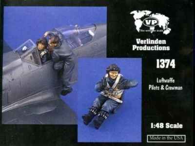 1/48 Verlinden WWII Luftwaffe 1374 Pilots + 1367 Bomber Crew Neuf-New-Neu - Photo 1/2