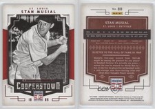 2015 Panini Cooperstown HOF Chronicles Red /35 Stan Musial #88 HOF