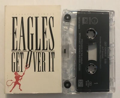 The Eagles - Get Over It- Cassette Tape Single Hell Freezes Over - Image 1 of 4