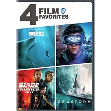 4 Film Favorites: The Meg / Ready Player One / Blade Runner 2049 (DVD) (VG)