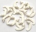 Lego 20 New White Minifigure Plume Feather Small Castle Pieces