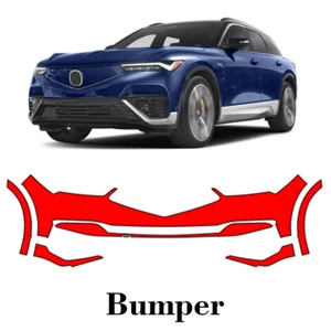 Front bumper PreCut PPF Paint Protection Film For Acura ZDX 2024-2025 - Picture 1 of 6