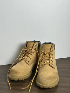 Timberland 12809 Youth Premium Waterproof Boots Wheat Nubuck Size 11 M - Bild 1 von 7