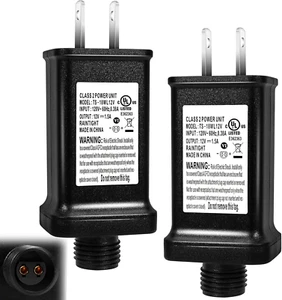 2 PCS Replacement Yard Inflatable Adapter,12V 1.5A Class 2 Power Supply, Low Vol - Picture 1 of 12