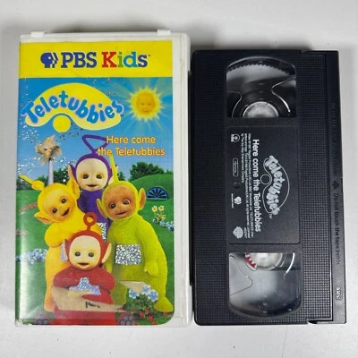 Teletubbies Here Come the Teletubbies VHS Video Tape Clam Shell - Image 1 of 2