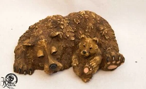 Bärenmutter mit Baby Familie Tierfigur Statue Wildtier 1368 - Bild 1 von 5