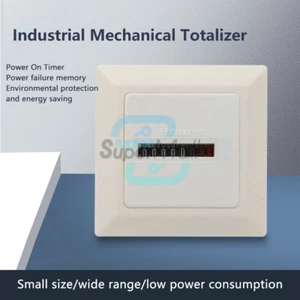 Timer Industrial Mechanical Rolling Totalizing Timer Digital 0-99999.9Hour Meter - Bild 1 von 16