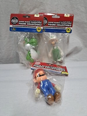 Figura Colección Super Mario Brothers Super Tamaño Luigi, Mario & Yoshi NUEVO Foto 1 de 3