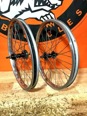 Vintage GT Mach One 36H Racing Rims W/Mohawk Hubs Weinmann ZAC-30 Old School BMX - Image 1 of 4