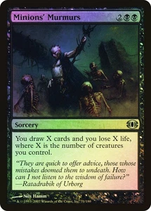 MTG FOIL Minions' Murmurs  - Future Sight #71 - Picture 1 of 1