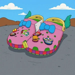 Crocs x The Simpsons Krusty the Clown Herren Classic Clog M9/W11 Schuh 211107-90H - Bild 1 von 9