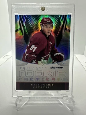 2008-09 Upper Deck Trilogy Rookie Premieres Kyle Turris #’d 1/999 Bookend RC - Image 1 of 2