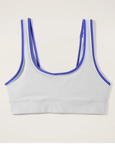 Athleta Breathe Longline Piping Sports Bra. M Removable Pad - Picture 1 of 3